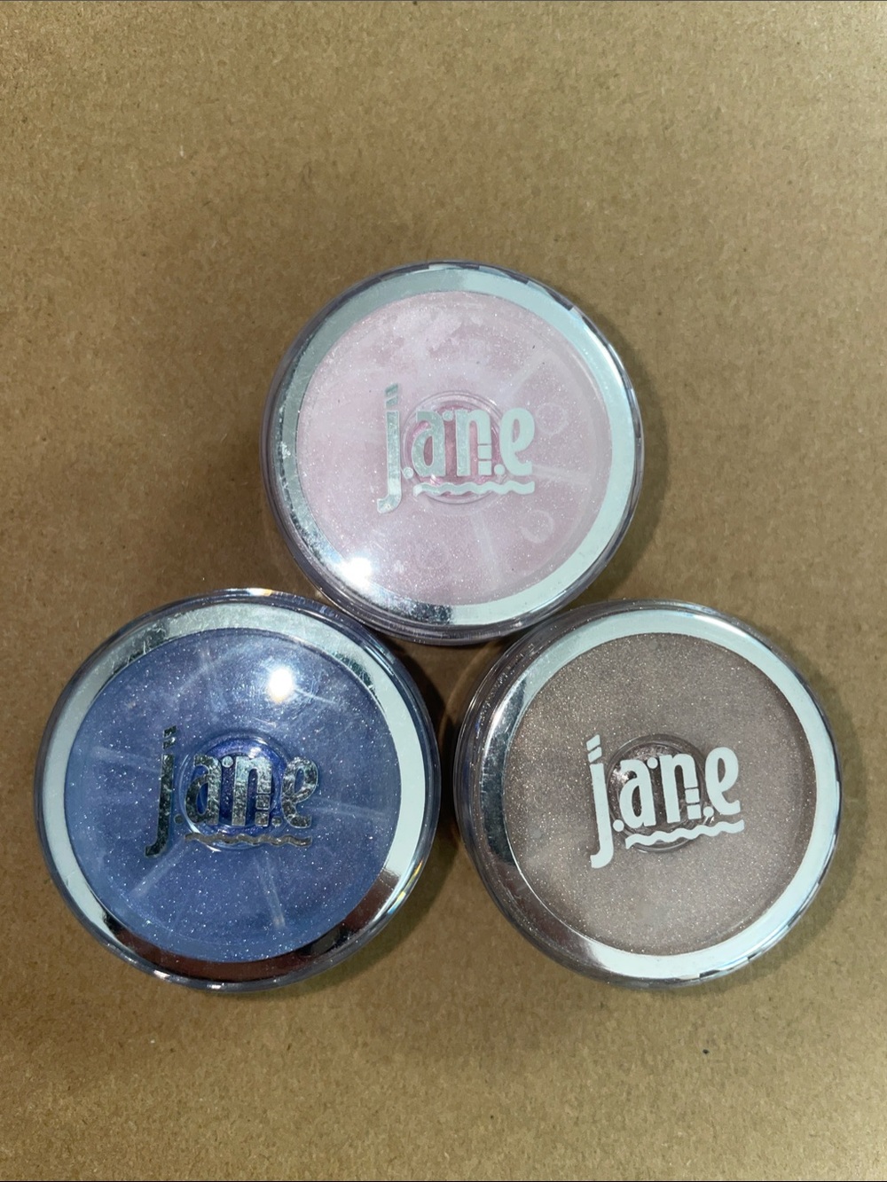 Jane Shimmer Eyeshadow Trio - Sold as a set together all 3 Brand New